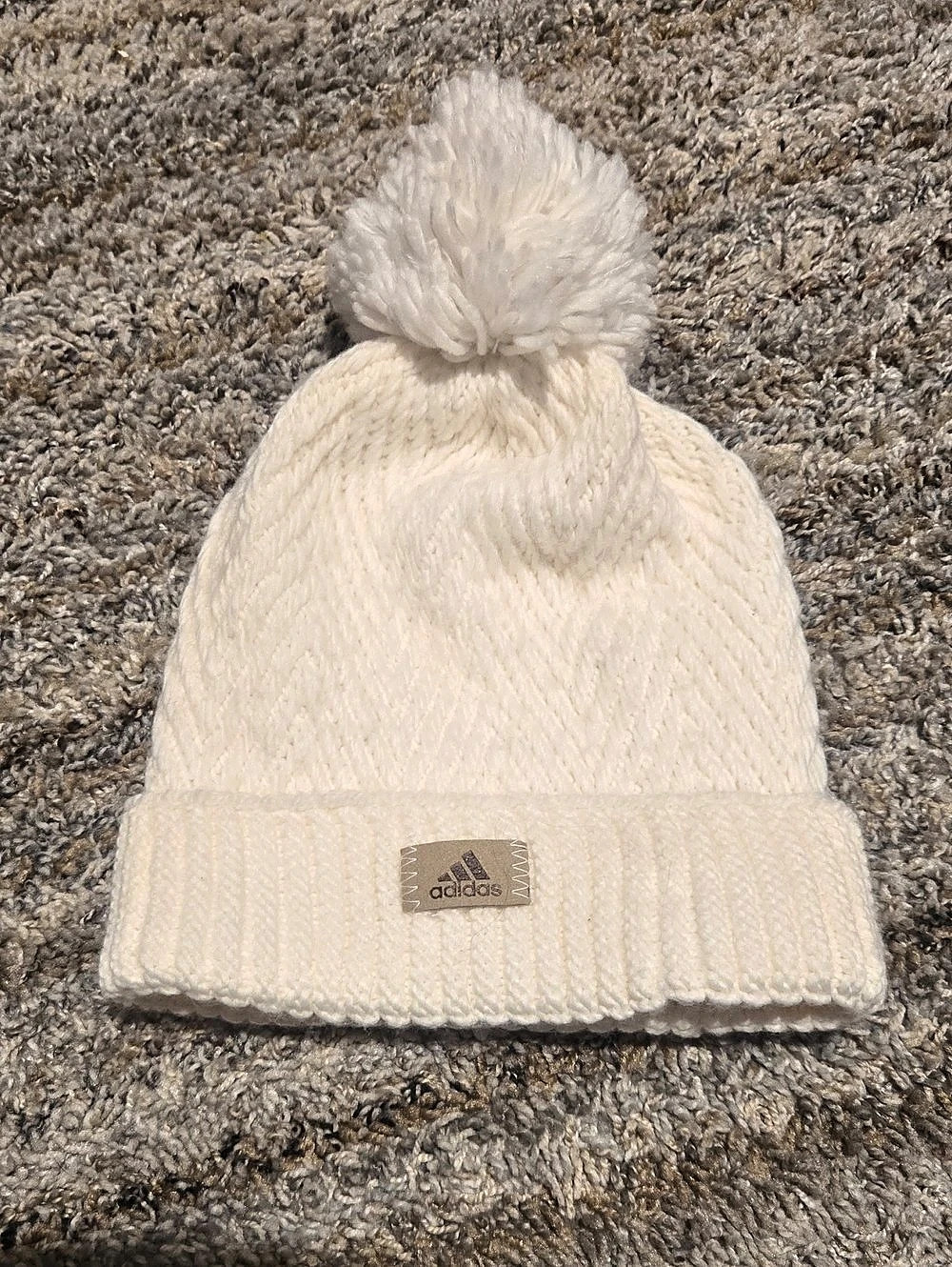 didas Pom Ballie Beanie White